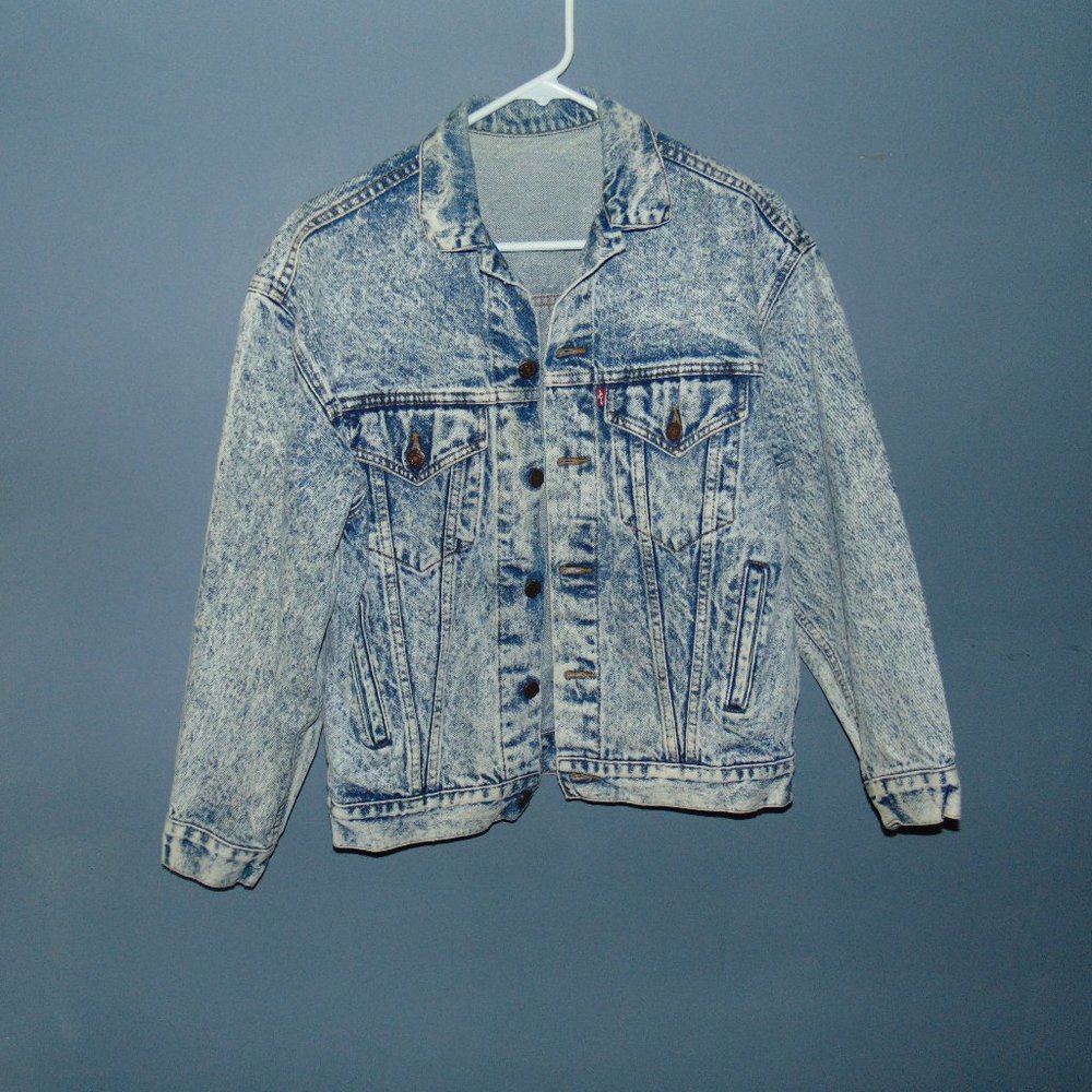 Vintage levis Denim Stone wash Jacket